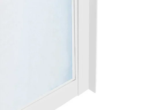 Divisória De Vidro Para Atelier Em Aluminio Termolacado 210X105 Cm Branco - Bayview