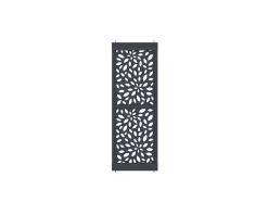 Divisória Em Aco Galvanizado L88 X A245 Cm Antracite Altura Ajustavel - Jaora