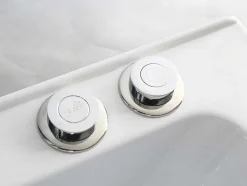 Duche/Banheira Hidromassagem Daria Em Acrilico Reforcado Vidro Cinza Escuro - 75*150*215 Cm - 30 Microjatos E 6 Grandes Jatos