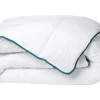 Edredão Quente Reciclado Da Dreamea Em Microfibra De 200 X 200 Cm - 350 G/M - Com Borda Azul - Rosa