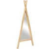 Espelho De Criança Estilo Tenda Em Madeira De Mindi De L. 55 X A. 120 Cm Cor Natural - Batam