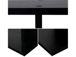 Estante 6 Prateleiras Preto Virginia