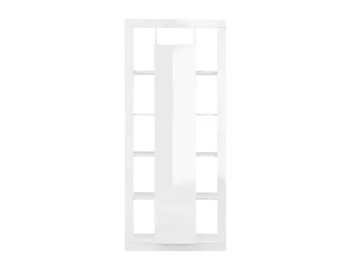 Estante Com 1 Porta E 11 Nichos Lacada A Branco - Balka