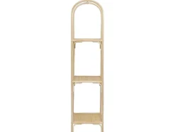Estante Com 3 Prateleiras Em Rotim Cor Natural - Maiori