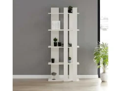 Estante Cristiana, Branco, 75X20X180 Cm, Epikasa