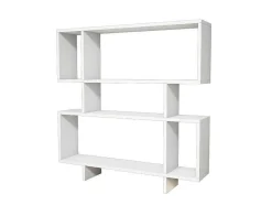 Estante Fabiola, Branco, 100X22X111 Cm, Epikasa
