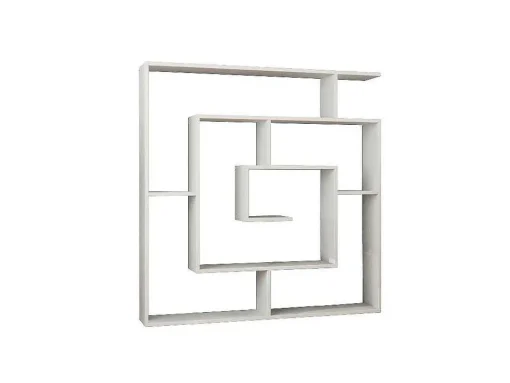 Estante Giusi, Branco, 125X22X129 Cm, Epikasa