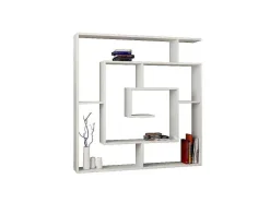 Estante Giusi, Branco, 125X22X129 Cm, Epikasa