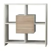 Estante Sider, Branco, Sonoma, 80X30X80 Cm, Epikasa