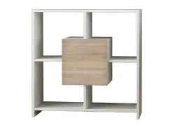 Estante Sider, Branco, Sonoma, 80X30X80 Cm, Epikasa