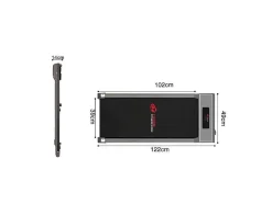 Esteira Elétrica Com Exibicao De Lcd Para Exercicios De Escritório Em Casa