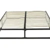 Estrado Com Estrutura De Ripas Em Metal 140X190 Cm, 2X19 Ripas Preto - Rammus Da Ysmee