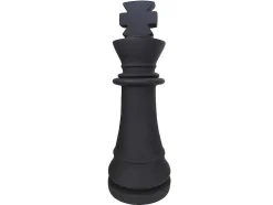 Estátua Decorativa De Exterior Peca De Xadrez Rei Em Cimento De L. 24,5 X A. 68 Cm - Gambit