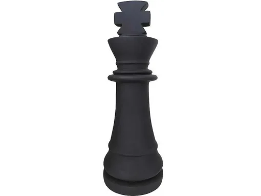 Estátua Decorativa De Exterior Peca De Xadrez Rei Em Cimento De L. 24,5 X A. 68 Cm - Gambit