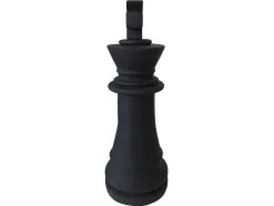 Estátua Decorativa De Exterior Peca De Xadrez Rei Em Cimento De L. 24,5 X A. 68 Cm - Gambit