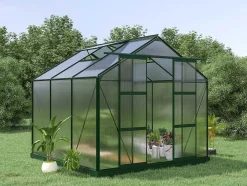 Estufa De Jardim Em Policarbonato De 5.9M Anissa Com Base
