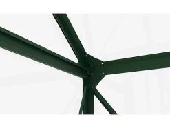 Estufa De Jardim Em Vidro Temperado 4 Mm Verde Kit De Ancoragem 9 M - Oteria