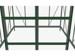Estufa De Jardim Em Vidro Temperado 4 Mm Verde Kit De Ancoragem 9 M - Oteria
