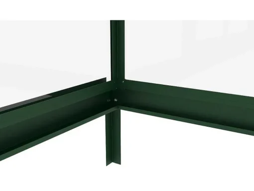 Estufa De Jardim Em Vidro Temperado 4 Mm Verde Kit De Ancoragem 9 M - Oteria