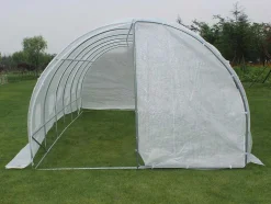 Estufa Tunel Com Estrutura Em Aco Galvanizado E Porta De 18 M , C600 X L300 X A200 Cm - Alocasia
