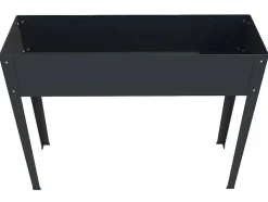 Floreira Com Pernas Em Aco Cinza De C100 X L30 X A80 Cm - Ygos