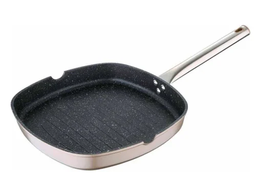 Grelha / Assadeira De Alum?Nio Forjado De 28 Cm Com Revestimento Antiaderente