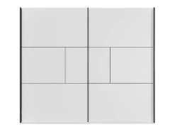 Guarda-Roupa 2 Portas De Correr, C250 Cm, Branco - Aniama
