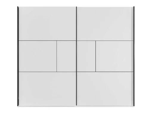 Guarda-Roupa 2 Portas De Correr, C250 Cm, Branco - Aniama