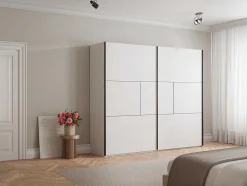 Guarda-Roupa 2 Portas De Correr, C250 Cm, Branco - Aniama