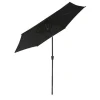 Hapuna Guarda-Chuva Redondo Recto 2,70M De Diametro Preto