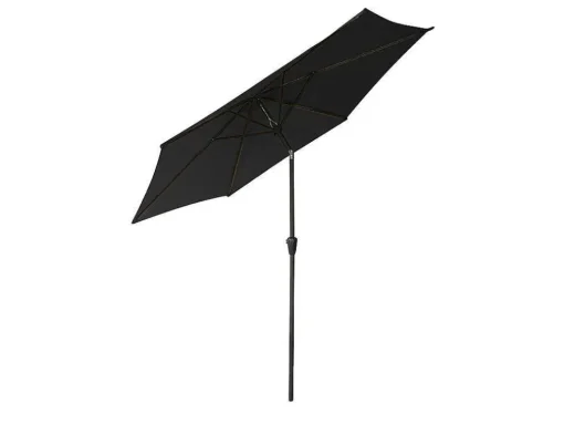 Hapuna Guarda-Chuva Redondo Recto 2,70M De Diametro Preto