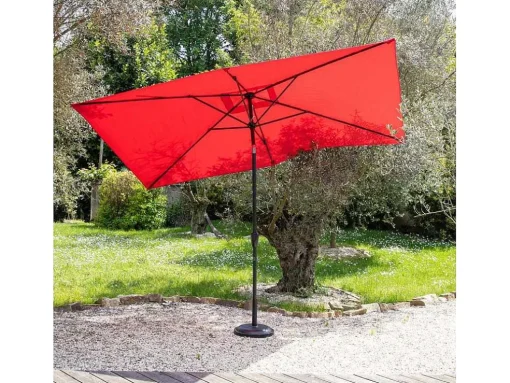 Hapuna Guarda-Chuva Reto Retangular 2X3M Vermelho