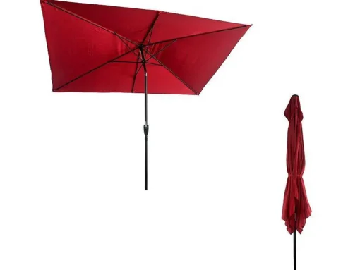 Hapuna Guarda-Chuva Reto Retangular 2X3M Vermelho