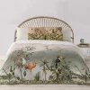 Housse De Couette 100% Coton 1 Piece Rose Paysage 155X240