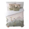Housse De Couette 100% Coton 1 Piece Rose Paysage 200X240