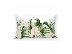Housse De Coussin 100% Coton 1 Piece Rose Saumon A Fleurs 30X50