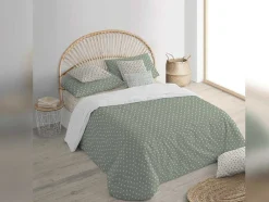 Housse De Coussin 100% Coton 1 Piece Vert Moderne Imprime 50X50