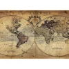 Impressao Em Tela Mapa Do Mundo 1, Multicolorido, 120X4X60 Cm, Epikasa