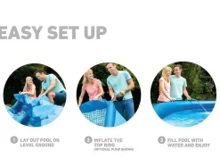 Intex 28132Np - Piscina Redonda Easy Set Com Bomba Filtro, 366X76 Cm