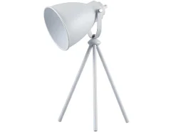 Lampada De Mesa Marla, Branco, 25X21X43,5 Cm, Epikasa
