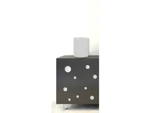 Lampada De Mesa Riva, Branco, 21X21X27 Cm, Epikasa