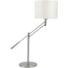 Lampada De Mesa Toro, Aco, Ecru, 46,5X22X66 Cm, Epikasa