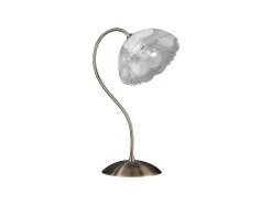 Lampada De Mesa Wien, Latao, Branco, 22X22X44 Cm, Epikasa