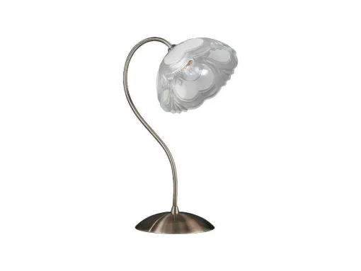 Lampada De Mesa Wien, Latao, Branco, 22X22X44 Cm, Epikasa