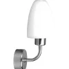 Lampada De Parede Aquatic, Cromio, Branco, 11,5X12,5X22,5 Cm, Epikasa