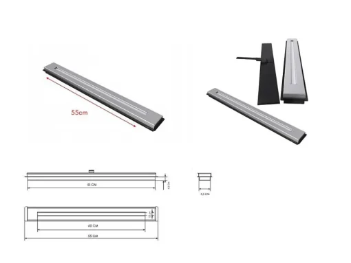 Lareira Bioetanol, 50 Cm, Queimador Bioetanol, Aco Inoxidavel, Modelo Kratki