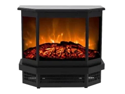 Lareira Elétrica C55,8 X L22,5 X A51,6 Cm Disponivel Em Preto Estilo Salamandra - Etna