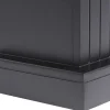 Lareira Elétrica De Chao Lopevi - Com Cornija - C99 X L25 X A82,5 Cm - Preto