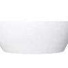 Lavatório De Casa De Banho Oval Em Solid Surface Cor Branco De 58 Cm - Sengli