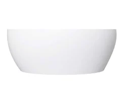 Lavatório De Casa De Banho Oval Em Solid Surface Cor Branco De 58 Cm - Sengli